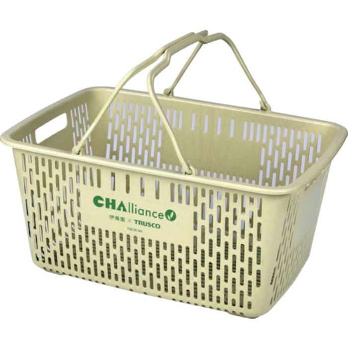 TRUSCO CHAlliance 茶がら入り 買い物かご 30L(Tcode:5025673)