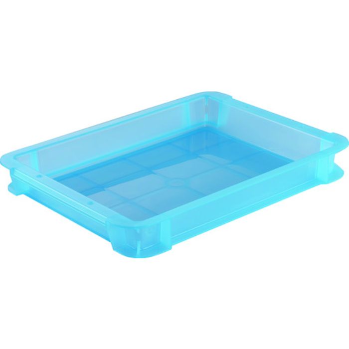 TRUSCO スケルトンカラーコンテナ 3L 青(Tcode:1164087)