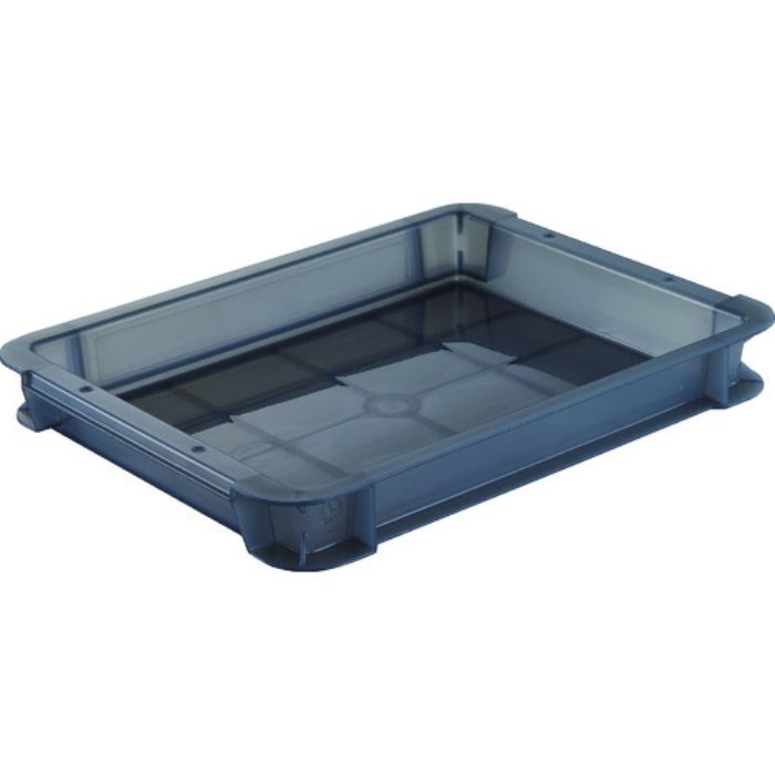 TRUSCO スケルトンカラーコンテナ 3L 黒(Tcode:1164088)