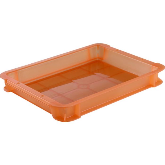 TRUSCO スケルトンカラーコンテナ 3L オレンジ(Tcode:1164089)