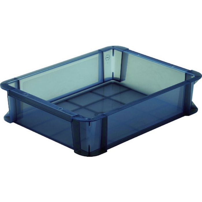 TRUSCO スケルトンカラーコンテナ 6L 黒(Tcode:8195155)