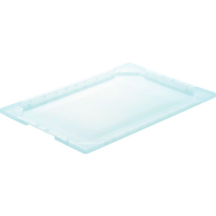 TRUSCO 薄型折りたたみコンテナスケルコン TSK-O50、40、30兼用フタ 透明(Tcode:1163783)
