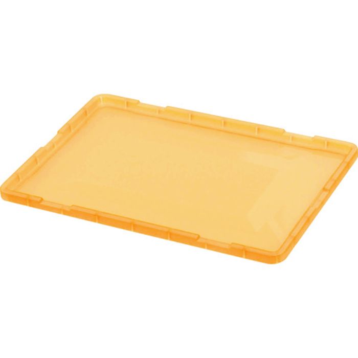 TRUSCO TTC型コンテナ用フタ 透明オレンジ(Tcode:1231568)