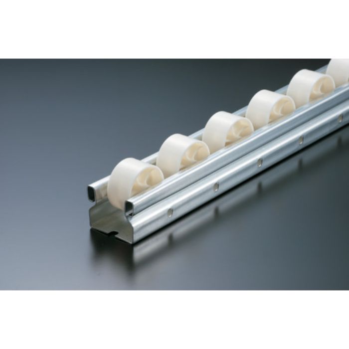 TRUSCO 流動棚用ホイールコンベヤ 樹脂製Φ36 P40XL3000(Tcode:4612221)