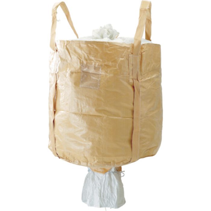 吉野 コンテナバッグ丸型 ラミ付 排出口付(Tcode:4127595)