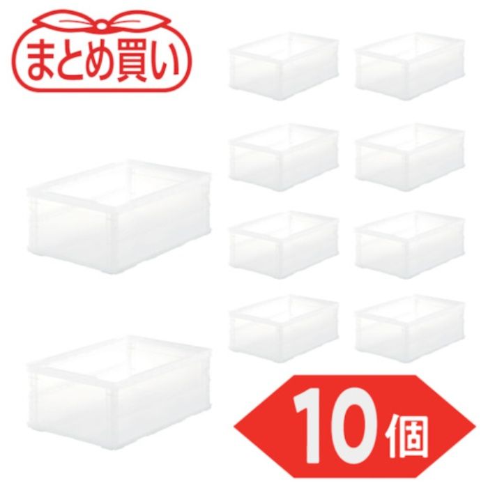 TRUSCO(トラスコ)　【まとめ買い】オリコン　薄型折りたたみコンテナスケルコン　40L　　10個(Tcode:5919094)