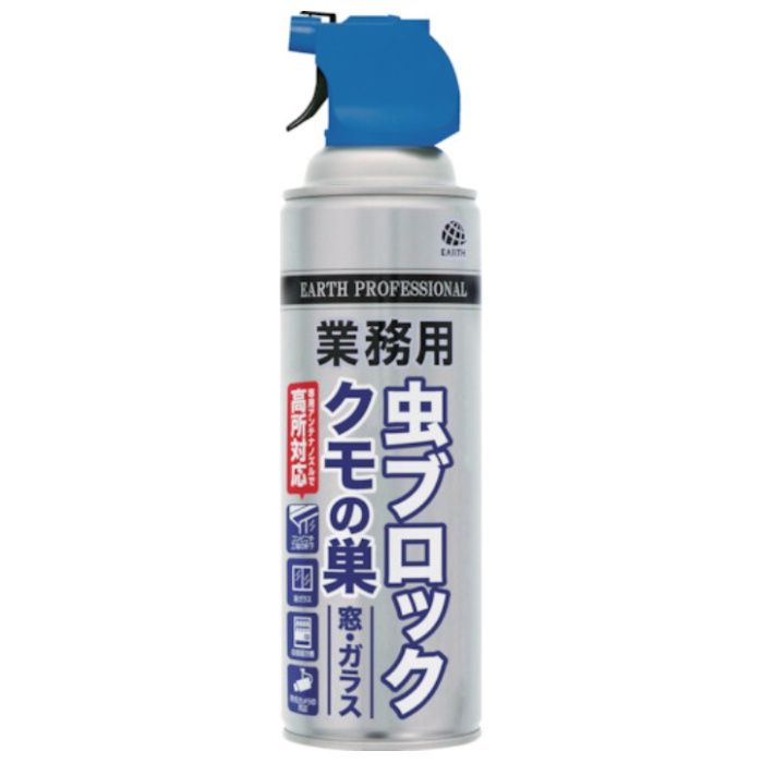 アース　殺虫剤　業務用虫ブロック　クモの巣　窓・ガラス