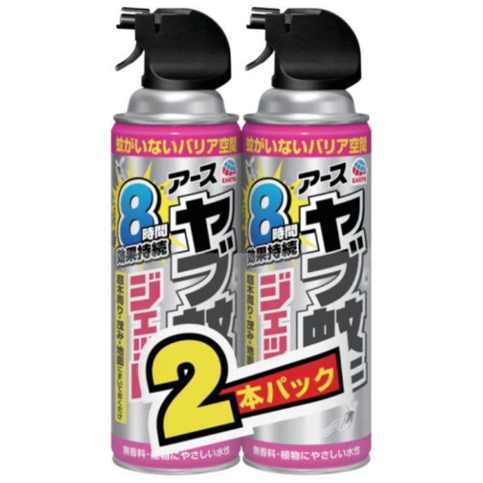 アース　ヤブ蚊マダニジェット　屋外用　480ML　2本パック
