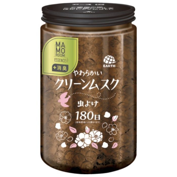 アース　マモルームエッセンス　虫よけパール　180日用　やわらかいグリーンムスク