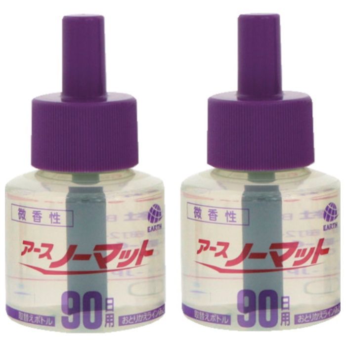 アース　殺虫剤用取替ボトル　アースノーマット　取替えボトル90日用　微香性　蚊の駆除・侵入防止　2本入