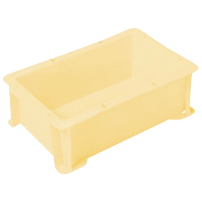 ヒシ　S型コンテナ　パステルイエロー　有効内寸229×132×85mm