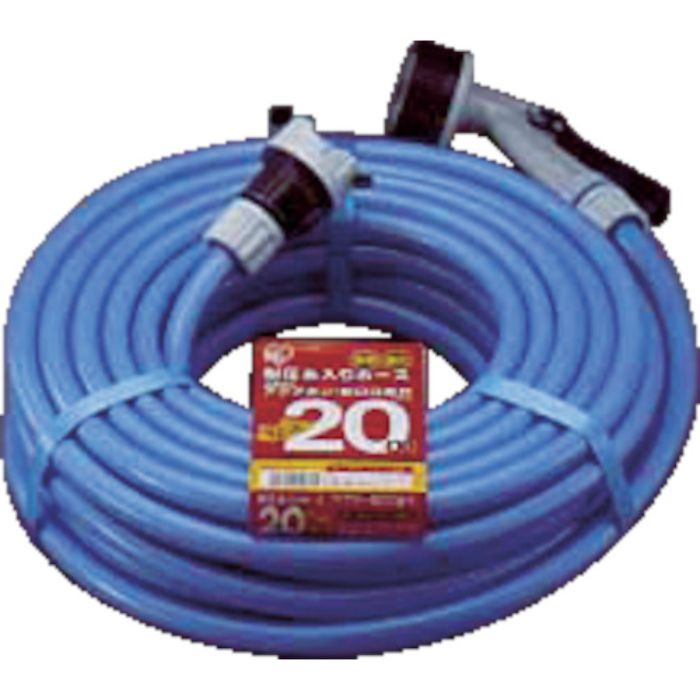 IRIS 136467 耐圧糸入りカットホーススリム20m ブルー(Tcode:4170385)
