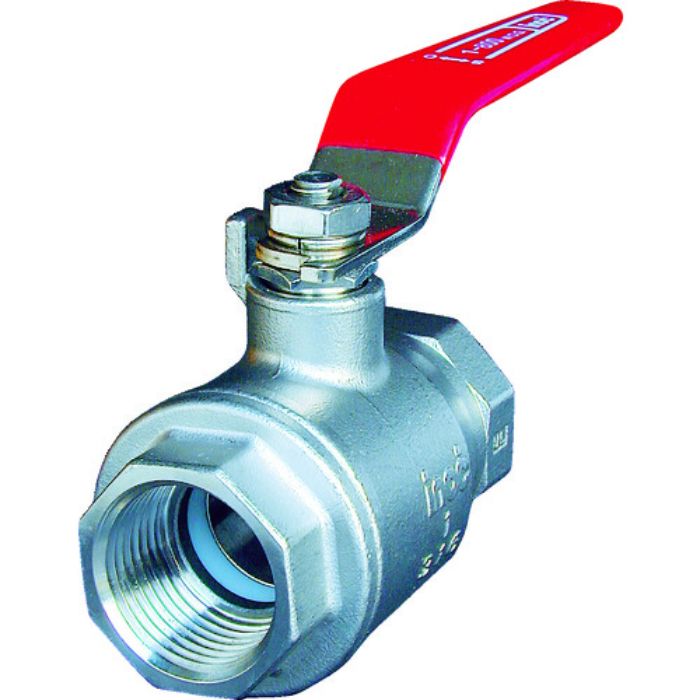 イノック ねじ込みボールバルブ 全長62mm 呼び径(A)15(Tcode:1754670)