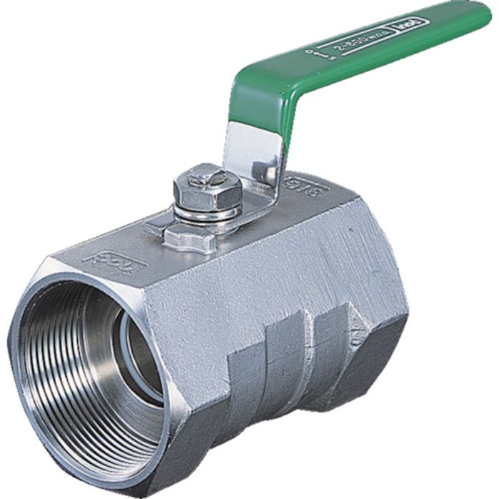 イノック ねじ込みボールバルブ 全長56.5mm 呼び径(A)15(Tcode:1754505)