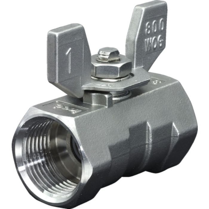 イノック ねじ込みボールバルブ 全長39.0mm 呼び径(A)8(Tcode:2550881)