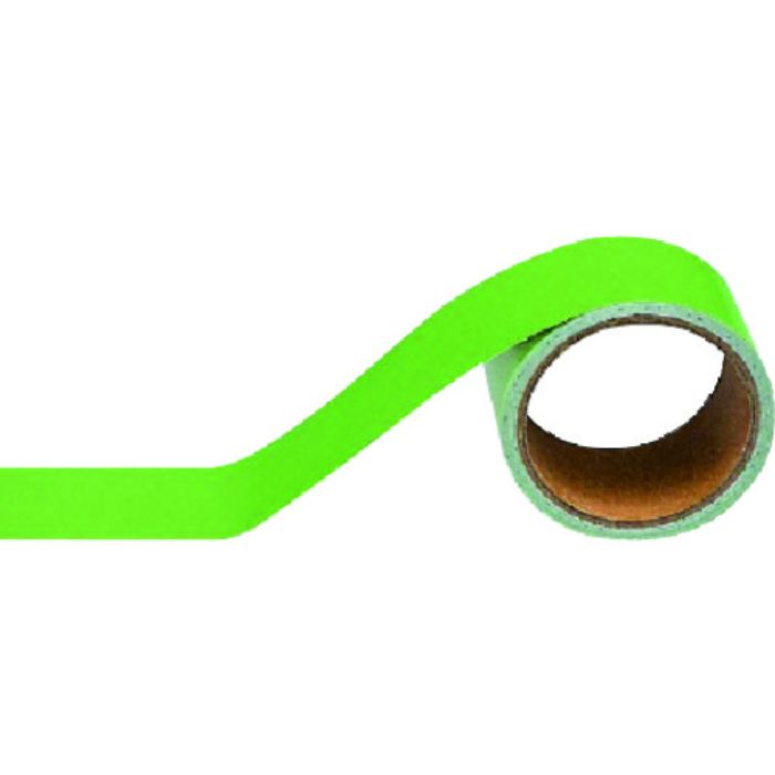 ユニット 配管識別テープ 黄緑(小)・アルミ・50mm幅X5m(Tcode:7414811)