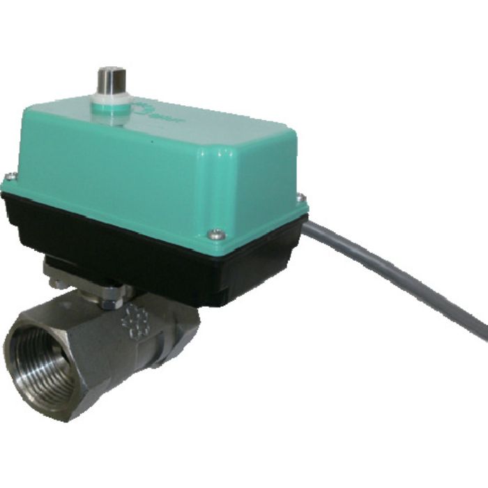 大和バルブ 電動ボールバルブ (レデュースボア 10K SCS14A 2方 AC100V)20A(Tcode:3886693)