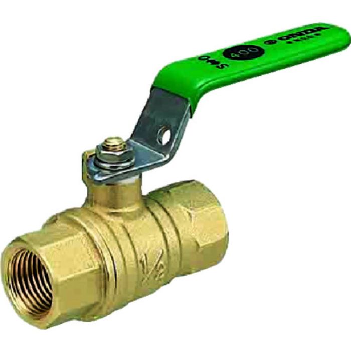 オンダ製作所 黄銅ボールバルブ FF型(フルボア) Rc1/2 レバーハンドル(Tcode:1161684)