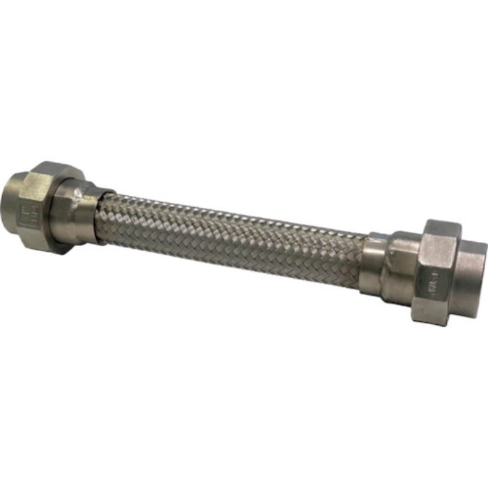 トーフレ FTAP ユニオン溶接型フレキ(フッ素樹脂パッキン付) 継手ステンレス 15AX500L(Tcode:2495172)