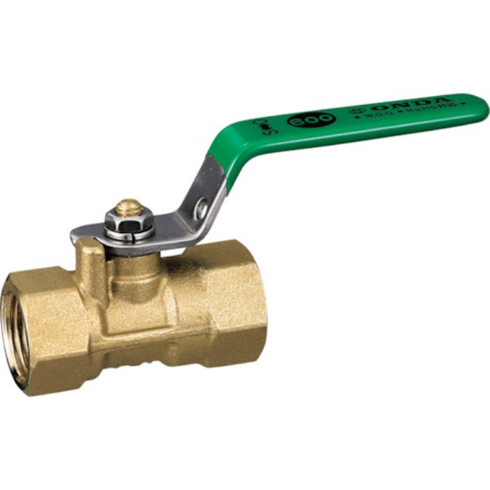 オンダ製作所 FS型 RoHS指令対応 Rc1/4×Rc1/4 レバーハンドル(Tcode:2672049)