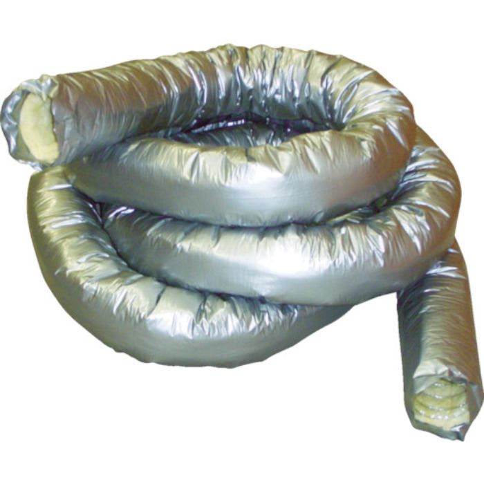 フジモリ 保温付フレキシブルダクト フジレックスIP(両側端末未処理品) 200φ×10m(Tcode:4816579)
