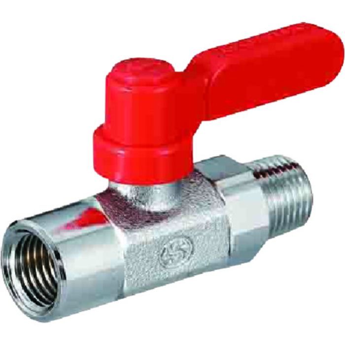 オンダ製作所 ボールバルブ フリーボールM2型Rタイプ(ロングハンドル) Rc1/8 × R1/8(Tcode:1161893)