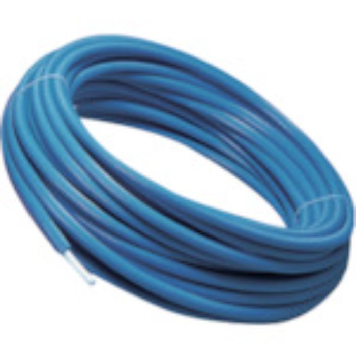 前澤給装工業 保温材付架橋ポリエチレン管 保温材5mm ブルー 13A×50m(Tcode:5106829)