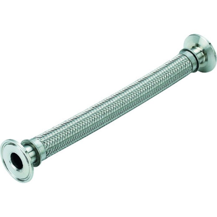 NFK サニタリーフランジ(フェルール)式フレキシブルホース SNTタイプ ALLSUS304 1.0S×500L(Tcode:3754499)