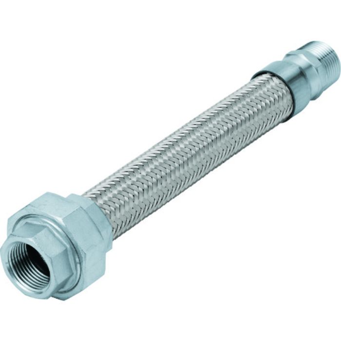 NFK ユニオン・ニップル式フレキシブルホース 継手SUS304(ALLSUS304) 20A×300L(Tcode:2184371)