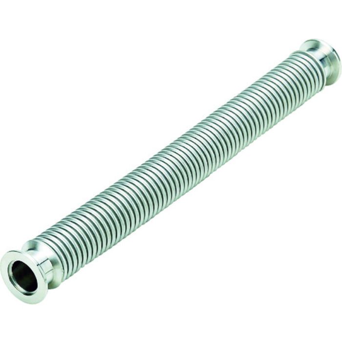 NFK KFフランジ式真空フレキシブルホース 継手SUS304(チューブSUS316L) KF40×1000L(Tcode:3613372)