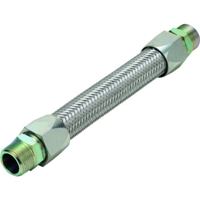 NFK ライトユニオン式(メタルタッチ無溶接式)フレキシブルホース オス×オス型 継手SS400 10A×300L(Tcode:2184389)
