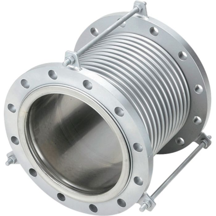 NFK 排気ライン用伸縮管継手 フランジ5K/SS400(接液部SUS) 125A×150L(Tcode:4204697)