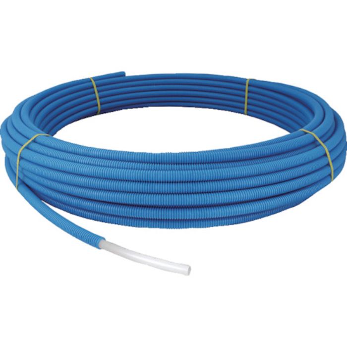 オンダ製作所 架橋ポリエチレン管 コルゲートイージーカポリ ブルー 16A 30m(Tcode:5158554)