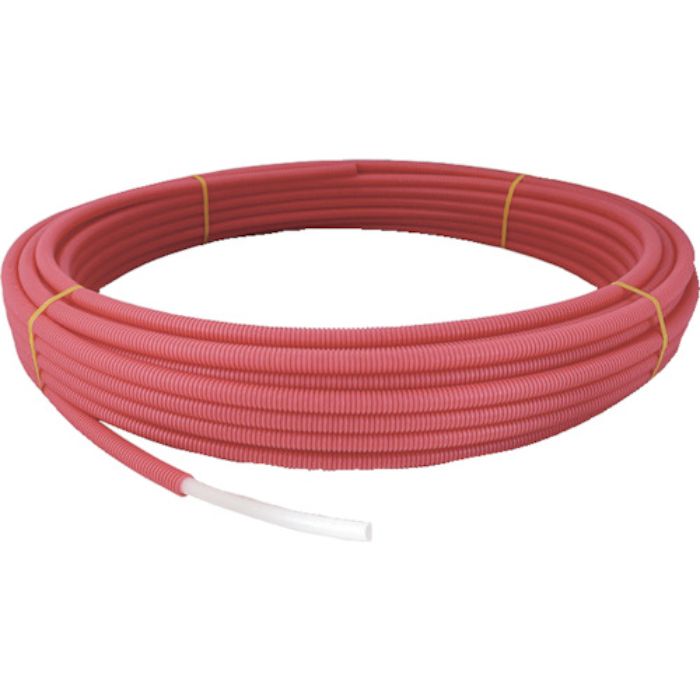 オンダ製作所 架橋ポリエチレン管 コルゲートイージーカポリ ピンク 16A 60m(Tcode:5158546)