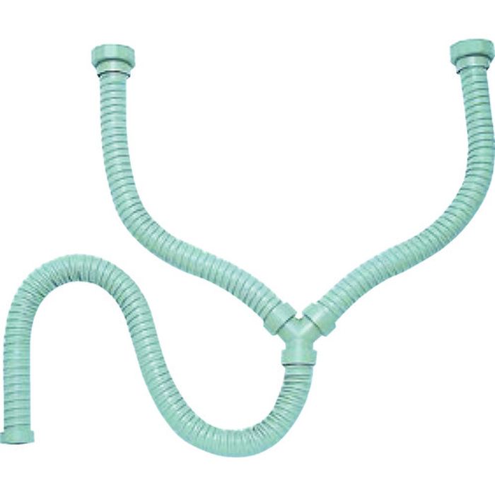 SANEI 流し排水栓Y型ホース(ネジ付) ホース長さ1.17m(Tcode:1147881)