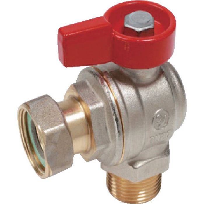 GIACOMINI アングル型ボールバルブ メスxオス 15A(Tcode:3624380)