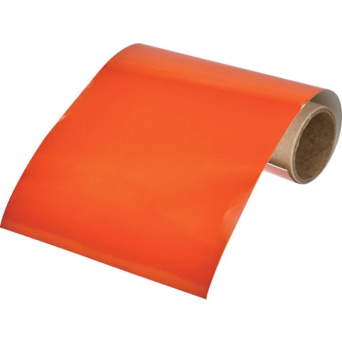 TRUSCO 配管識別テープ 黄赤(オレンジ)(2.5YR6/14)100MM幅X1M(Tcode:3836718)