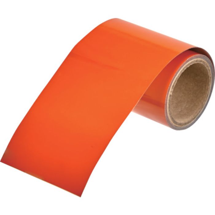 TRUSCO 配管識別テープ 黄赤(オレンジ)(2.5YR6/14)50MM幅X1M(Tcode:3836730)