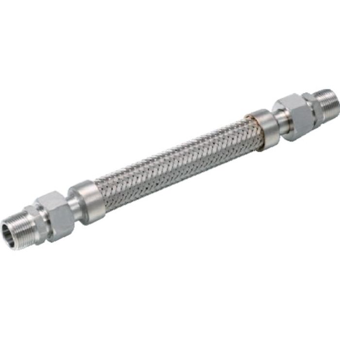 テクノフレックス 袋ナット・アダプター型フレキシブルホース S225T-20AX1000L オスXオスアダプター304SS(Tcode:2555375)