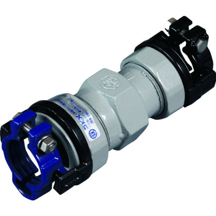 SKカワニシ 塩ビ管×鋼管用異種管継手 SKXソケットV40×40(Tcode:3800717)