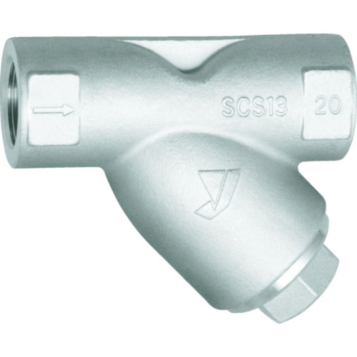 ヨシタケ Y形ストレーナ(ステンレス鋳鋼) 80メッシュ 呼び径:32A、11/4B(Tcode:3825299)