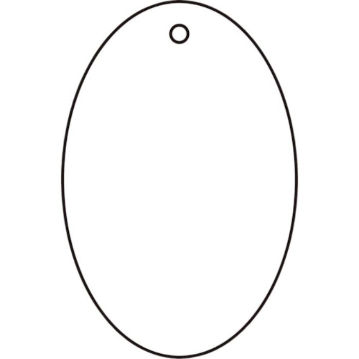 TRUSCO 白無地板 楕円型 5枚組 45×30×2厚(Tcode:4895452)