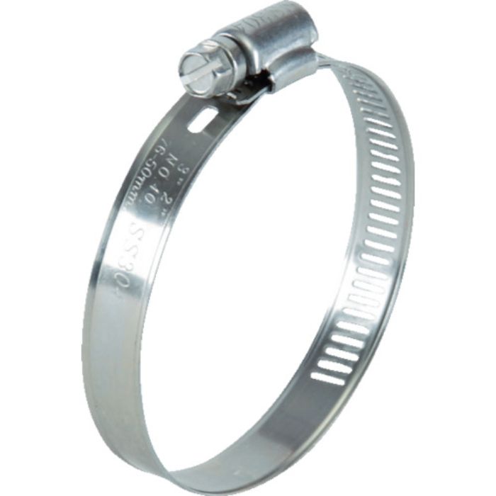 TRUSCO ホースバンド オールSUS 普及 10個入 12.7×Φ70mm(Tcode:8186904)