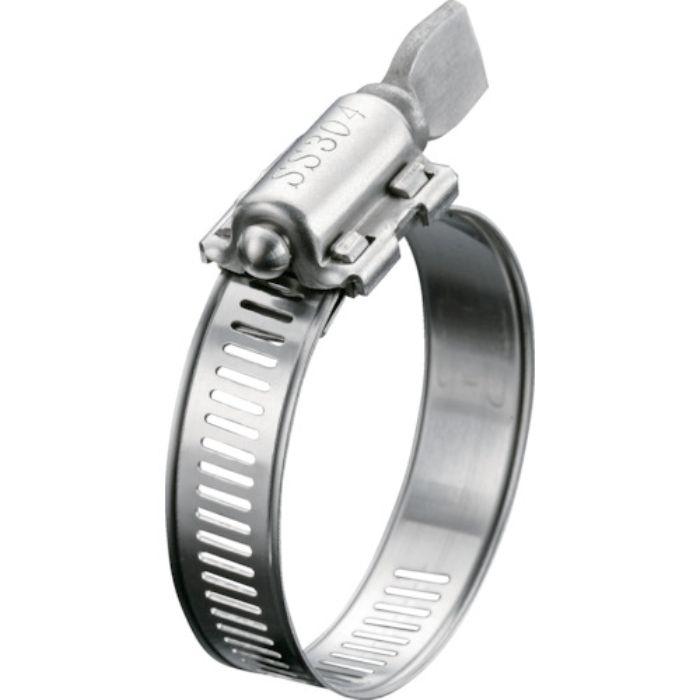TRUSCO ホースクランプ オールSUS 手締めタイプ 14.2mm 57〜82mm(Tcode:2558830)