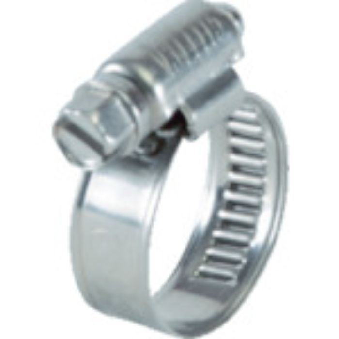 TRUSCO ホースバンド オールステンレス 傷防止タイプ(10個入) 10〜16mm(Tcode:8186941)