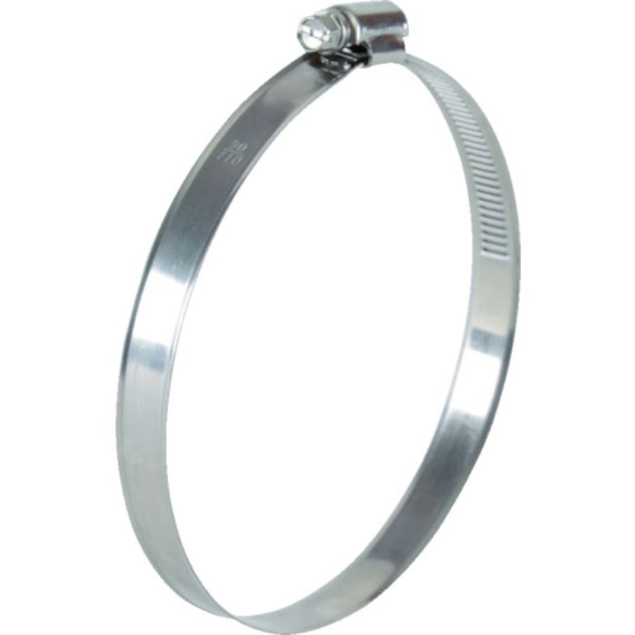 TRUSCO ホースバンド オールステンレス 傷防止タイプ(10個入) 120〜140mm(Tcode:8186958)