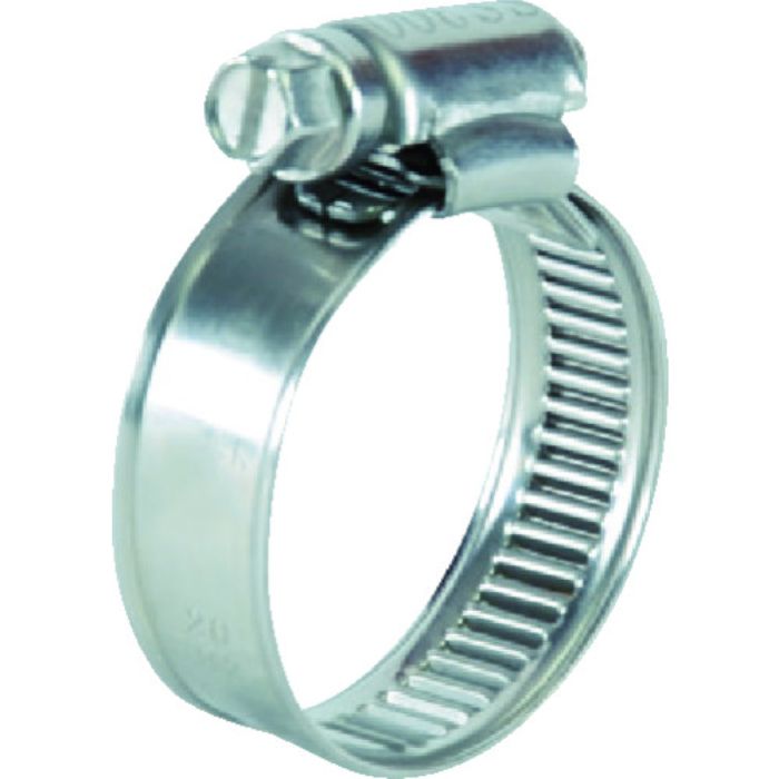 TRUSCO ホースバンド オールステンレス 傷防止タイプ(10個入) 20〜32mm(Tcode:8186946)
