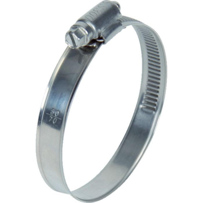 TRUSCO ホースバンド オールステンレス 傷防止タイプ(10個入) 70〜90mm(Tcode:8186954)