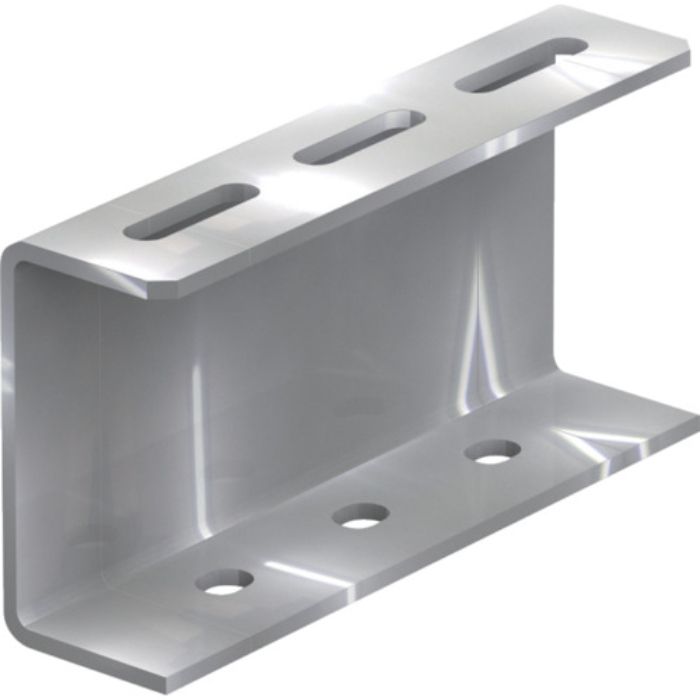 TRUSCO 配管支持用チャンネルブラケット 100型 ステンレス L200(Tcode:2872927)