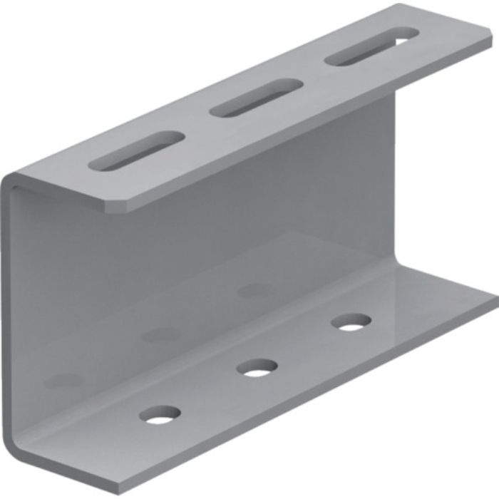 TRUSCO 配管支持用チャンネルブラケット 100型 スチール L200(Tcode:2872889)